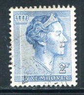 LUXEMBOURG- Y&T N°584A- Oblitéré - 1960 Charlotte, Type Diadème