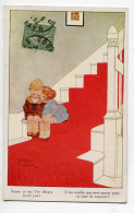 ILLUSTRATEUR 0316 Lawson WOOD  Petit Couple Dans Escalier Mon Amour Pour Toi Date De Toujours 1919 - Wood, Lawson