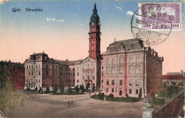 Hongrie - Györ - Varoshaz - Griffe - Colorisé - Carte Postale Ancienne - Hongrie