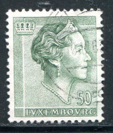 LUXEMBOURG- Y&T N°582- Oblitéré - 1960 Charlotte, Tipo Diadema