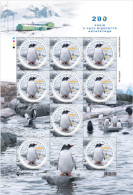 Ukraine 2020 Ukrainian Antarctic Station Penguin Sheetlet Mint - Antarctische Fauna