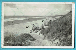 * Cadzand - Kadzand (Zeeland - Nederland) * (E 856 - Nr 61) Zee, Strand, Duin, Dunes, Plage, Beach, Animée, Old, Rare - Cadzand