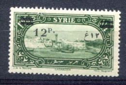 Syrie            185 **  Surcharge Recto-verso - Nuovi