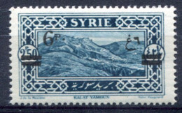 Syrie            184 **  Surcharge Au  Recto Et Au Verso (rare) - Nuevos