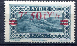 Syrie            191 **  Surcharge  Recto -verso - Nuovi