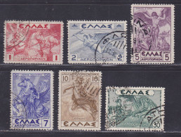 GRECE AERIENS N°   22 à 26, 28 ° Used, Oblitérés, B/TB (D8252) Mythologie - 1935 - Used Stamps