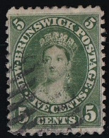 Nouveau Brunswick N°6 - Oblitéré - TB - Unused Stamps