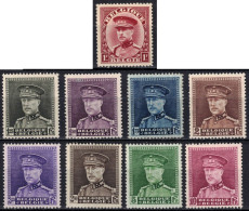 Belgique 1931 N° 317 à 324 Neuve Sans Charnière POSTFRIS ZONDER SCHARNIER ** MNH Cote 410€ - 1931-1934 Kepi