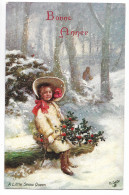 CPA  Carte Postale BONNE ANNEE 1917 - Año Nuevo