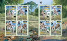 Niger  2022 WWF Overprint. Giraffa. (315a) OFFICIAL ISSUE - Giraffen