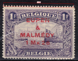 Belgique Eupen & Malmédy 1920 OC61T Neuf * MH  Dentelé 15 (rare) Cote 250€ - OC55/105 Eupen & Malmédy