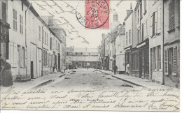 CPA 08 ATTIGNY Rue Du Pont 1905 Belles Oblitérations D'Attigny Superbe - Attigny