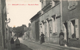 Ballan * La Rue De La Poste * Ptt * Villageois - Ballan-Miré