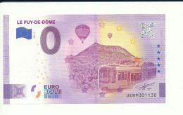 Billet Touristique 0 Euro - LE-PUY-DE-DÔME - UEBP - 2021-6 - N° 1130 - Autres & Non Classés