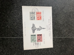 1965 1342/43 EUROPA CEPT FRANCE BELGIUM HERDENKINGSKAART - Documents Commémoratifs