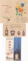 Vieux Papiers / Cpa -div -lot 3 Cartes Parfumées- Habanita / Molinard , Floramy / Piver , Offrande / Cheramy Calendriers - Anciennes (jusque 1960)