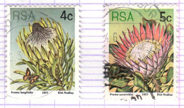 RSA+ Südafrika 1977 Mi 515A-16A Blüten - Gebraucht