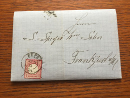 HA4394 Deutsches Reich 1873 Brief Von Eupen Nach Frankfurt/Main - Brieven En Documenten