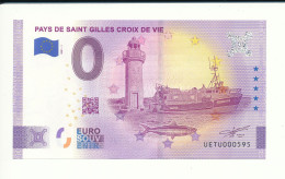 Billet Touristique 0 Euro - PAYS DE SAINT GILLES CROIX DE VIE - UETU - 2021-1 - N° 595 - Other & Unclassified