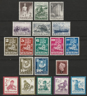 1950 Jaargang Nederland NVPH 549-567 Complete. Postfris/MNH** - Full Years