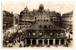 Allemagne -- FRANKFURT  A Main --1908--Hauptwache    ( Tramways , Très Animée) .....carte Glacée....  Timbre...cachet - Zella-Mehlis