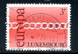 LUXEMBOURG- Y&T N°774- Oblitéré (Europa) - Oblitérés
