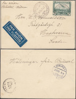 Belgique 1935  -Lettre  Par Avion De Bruxelees Vers Huskvarna  -Sweden................(DD) DC-11484 - Used