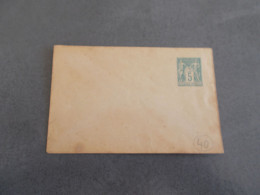 ENVELOPPE..ENTIER.FRANCE.TYPE SAGE.TROU.NEUF. - Overprinted Covers (before 1995)