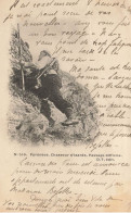 Pyrénées * 1902 * Chasseur D'izards , Passage Difficile * Chasse Hunt Hunting - Autres & Non Classés
