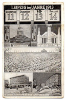 Allemagne - LEIPZIG -1913---illustrateur  ????---Année 1913--Leipzig Im Jahre 1913--Multivues - Leipzig