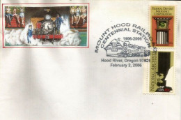 Mt Hood Railroad: Scenic Train (Hood River) OREGON. Letter 2006 - Covers & Documents