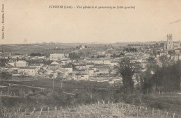 Condom 32 (8191) Vue Générale Et Panoramique (Côté Gauche) - Condom