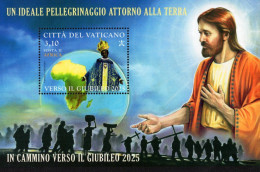 Vatican - 2023 - Jubilee Year 2025 Pilgrimage - Africa - Mint Souvenir Sheet - Neufs
