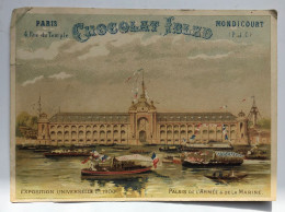 Belle Chromo Chocolat IBLED Mondicourt - Exposition Universelle De 1900 - Palais De L'armée Et De La Marine - Ibled