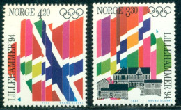 1992 Lillehammer Winter Olympics,Flags, Buildings,state Flag,Norway,Mi.1105,MNH - Invierno 1994: Lillehammer