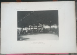 ACIERIES ISBERGUES GRANDE PHOTOGRAVURE HELIOGRAVURE HALLES LAMINAGE PETIT TRAIN DOUBLE USINE INDUSTRIE METALLURGIE 62 - Isbergues