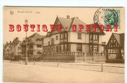 KNOKKE - VILLA " BELLE VUE " Sur La DIGUE - KNOCKE ZOUTE -- BEAU CACHET - Réf RV 368107091 - Knokke