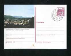 "BUNDESREPUBLIK DEUTSCHLAND" 1983, Bildpostkarte Bild Und Stempel "MUENCHWEILER" (4/658) - Cartoline Illustrate - Usati