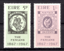 Ireland, 1967, Fenian Uprising, Stamps On Stamps, MNH, Michel 198-199 - Ongebruikt