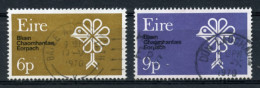 Ireland, 1970, European Nature Protection Year, Used, Michel 237-238 - Used Stamps