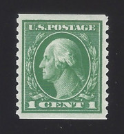 US #443 1914 Green Wmk 190 Perf 10 Vert MNH VF SCV $65 - Unused Stamps