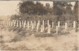 CPA-CARTE PHOTO- CIMETIÈRE CERISY 80800 - 1916-NON CIRCULEE- RARE - War Cemeteries