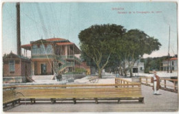 CPA-EGYPTE- BUREAUX DE LA COMPAGNIE-ANIMEE-Circulée- - Ismaïlia