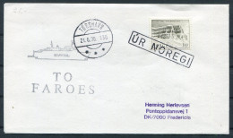 1978 Norway / Faroe Islands "úr Noregi" Paquebot Smyril Line Ship Cover "To Faroes" Cachet Torshavn - Storia Postale