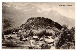 Allemagne -- OBERSTAUFEN---Gruss Aus Hochfluh  ................pas Très Courante - Oberstaufen