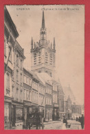 Enghien - L'Eglise Et Le Rue De Bruxelles -1921 ( Voir Verso ) - Edingen