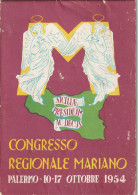 PIANTINA PALERMO - Congresso Regionale Mariano  1954 - Europa