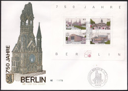 BERLIN 1987 Mi-Nr. Block 8 FDC - 1981-1990