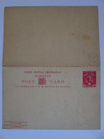 Zanzibar Entier Postal Avec Reponse 1895/Zanzibar Stationery Postcard With Reply 1895 - Zanzibar (...-1963)