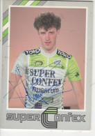 FRANS  MAASSEN   SIGNEE SUPER CONFEX 1987 - Radsport